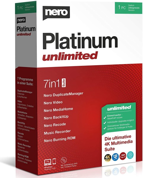 Nero Platinum 2023 Unlimited | Windows