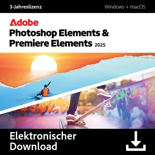 Adobe Photoshop i Premiere Elements 2023 | Windows / MAC