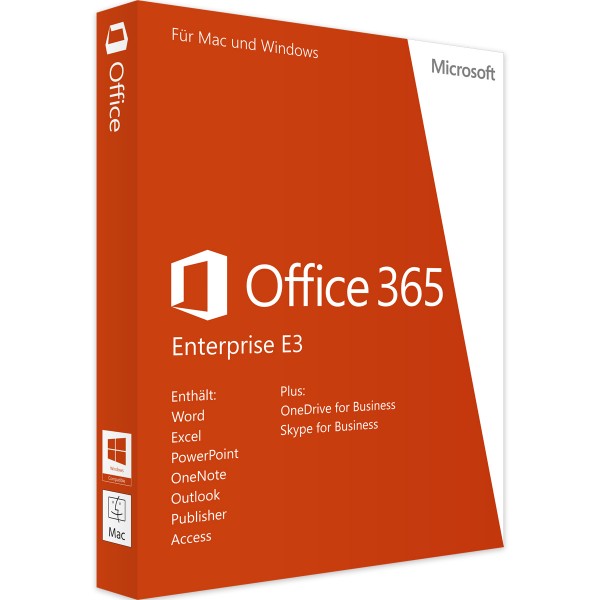 Microsoft Office 365 Enterprise E3 | Windows/Mac